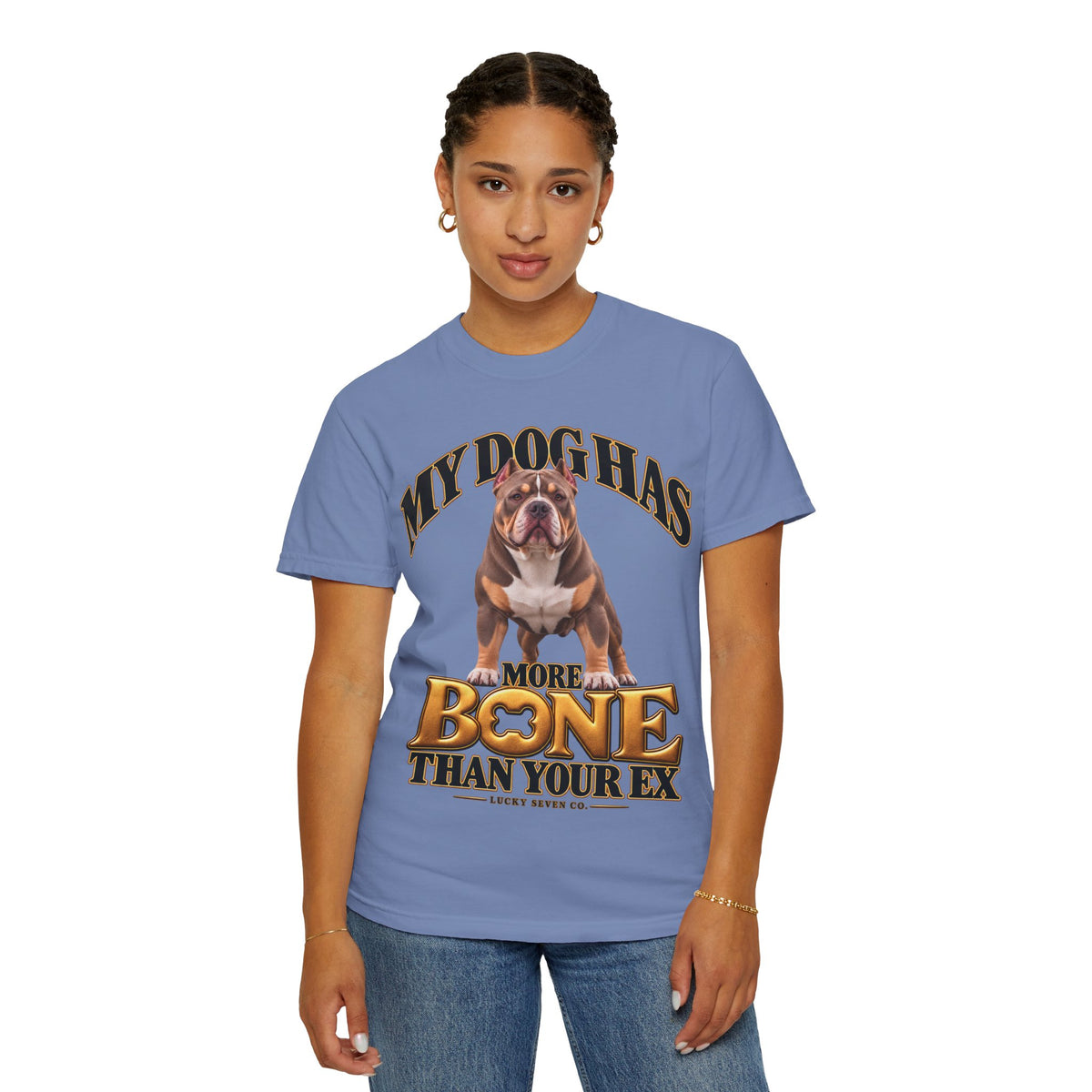 My Dog Has More Bone Than Your Ex Funny Dog T-Shirt | Standard Design