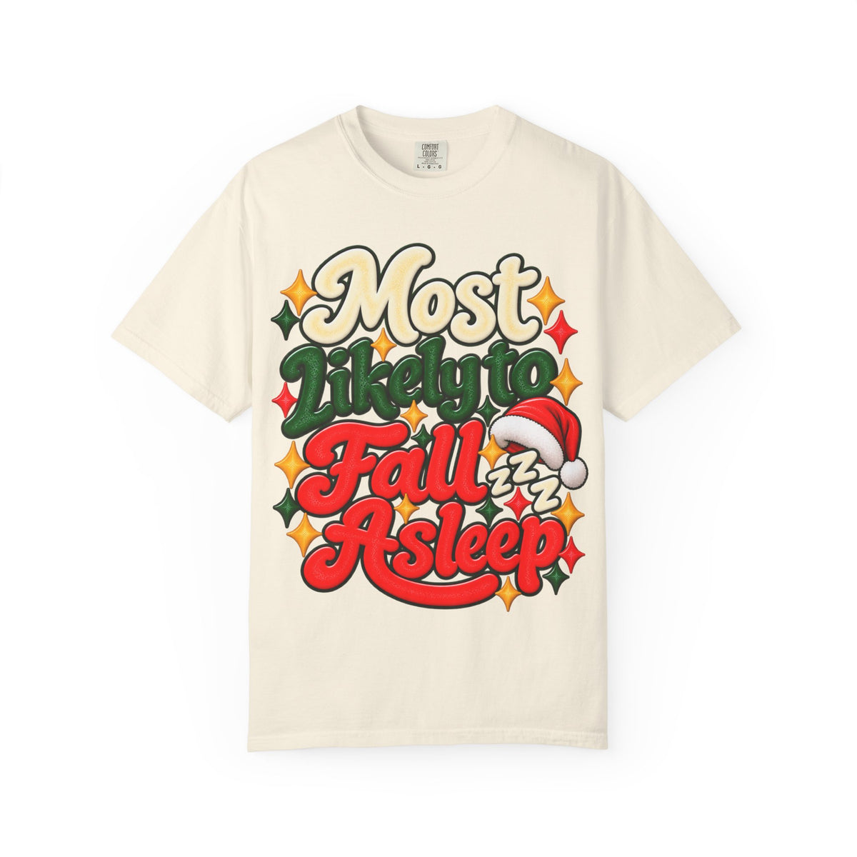 Most Likely to Fall Asleep Christmas T-Shirt