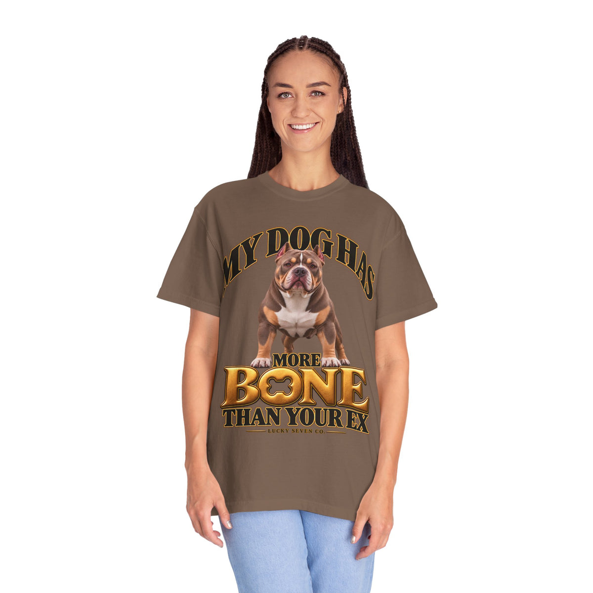 Personalized Tee | My Dog Has More Bone Than Your Ex Funny Dog T-Shirt
