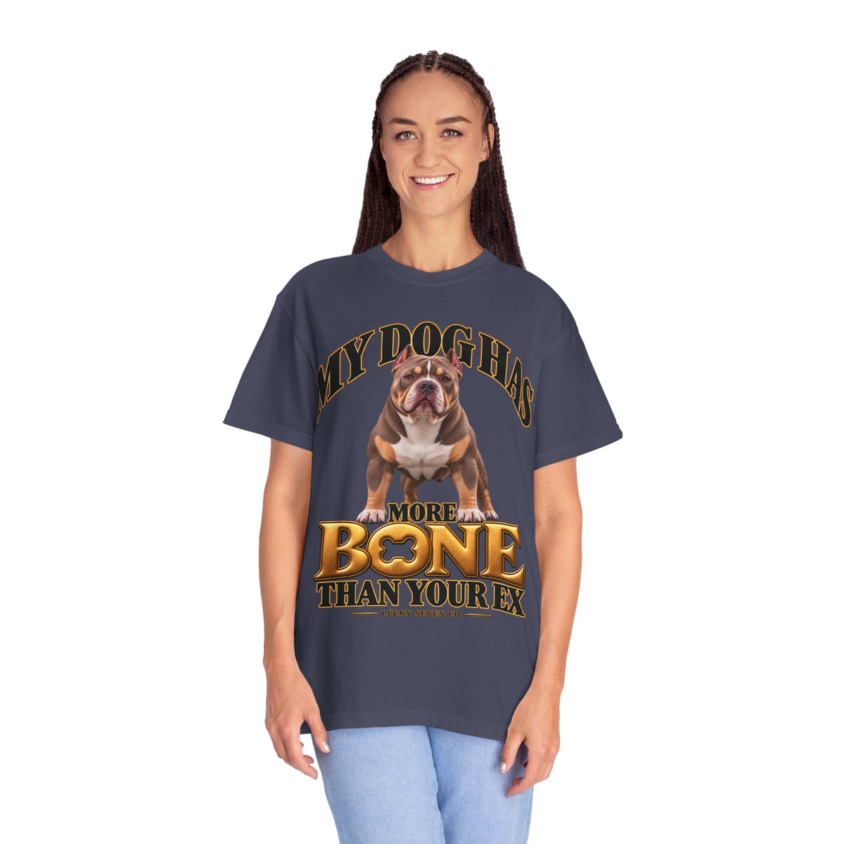 Personalized Tee | My Dog Has More Bone Than Your Ex Funny Dog T-Shirt