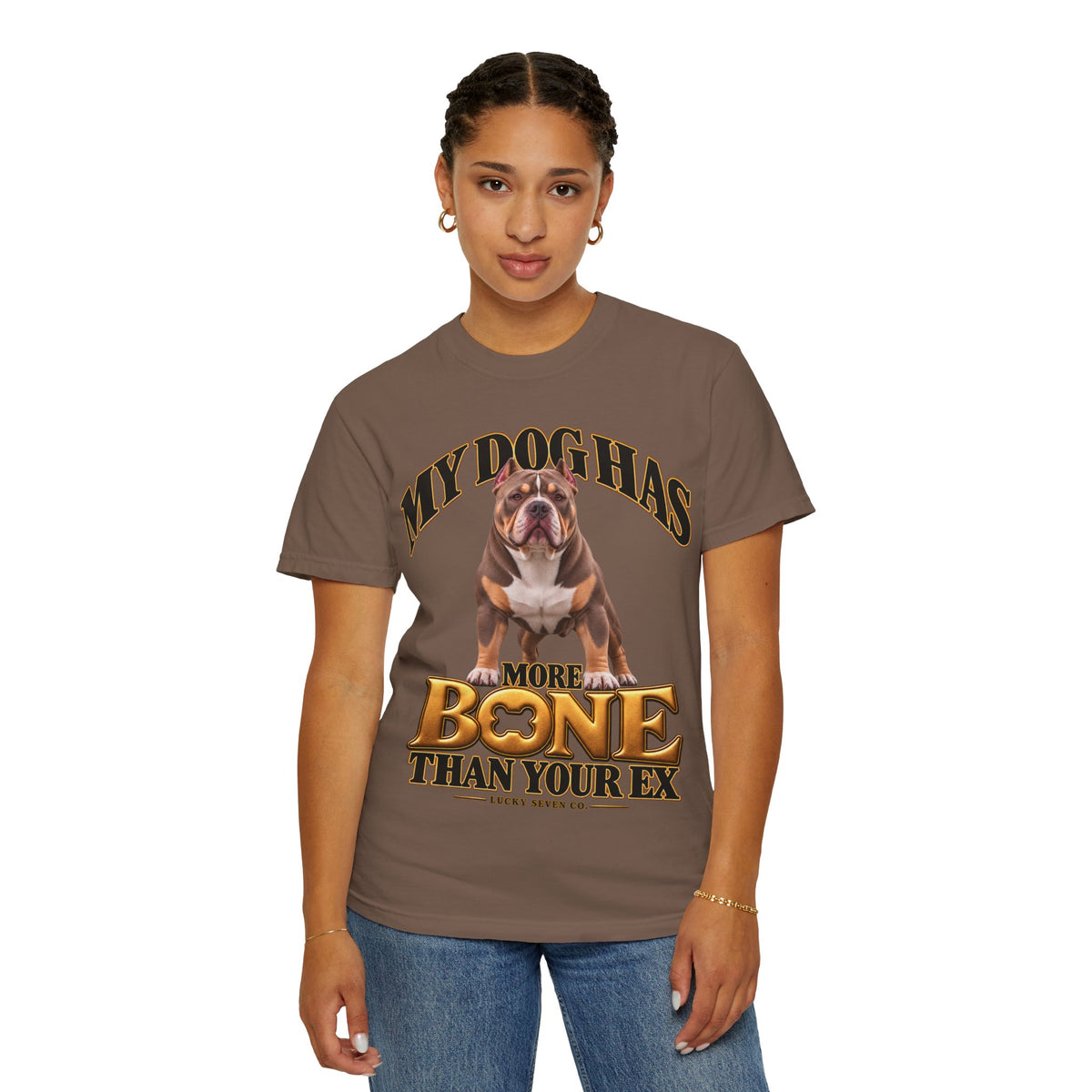 My Dog Has More Bone Than Your Ex Funny Dog T-Shirt | Standard Design