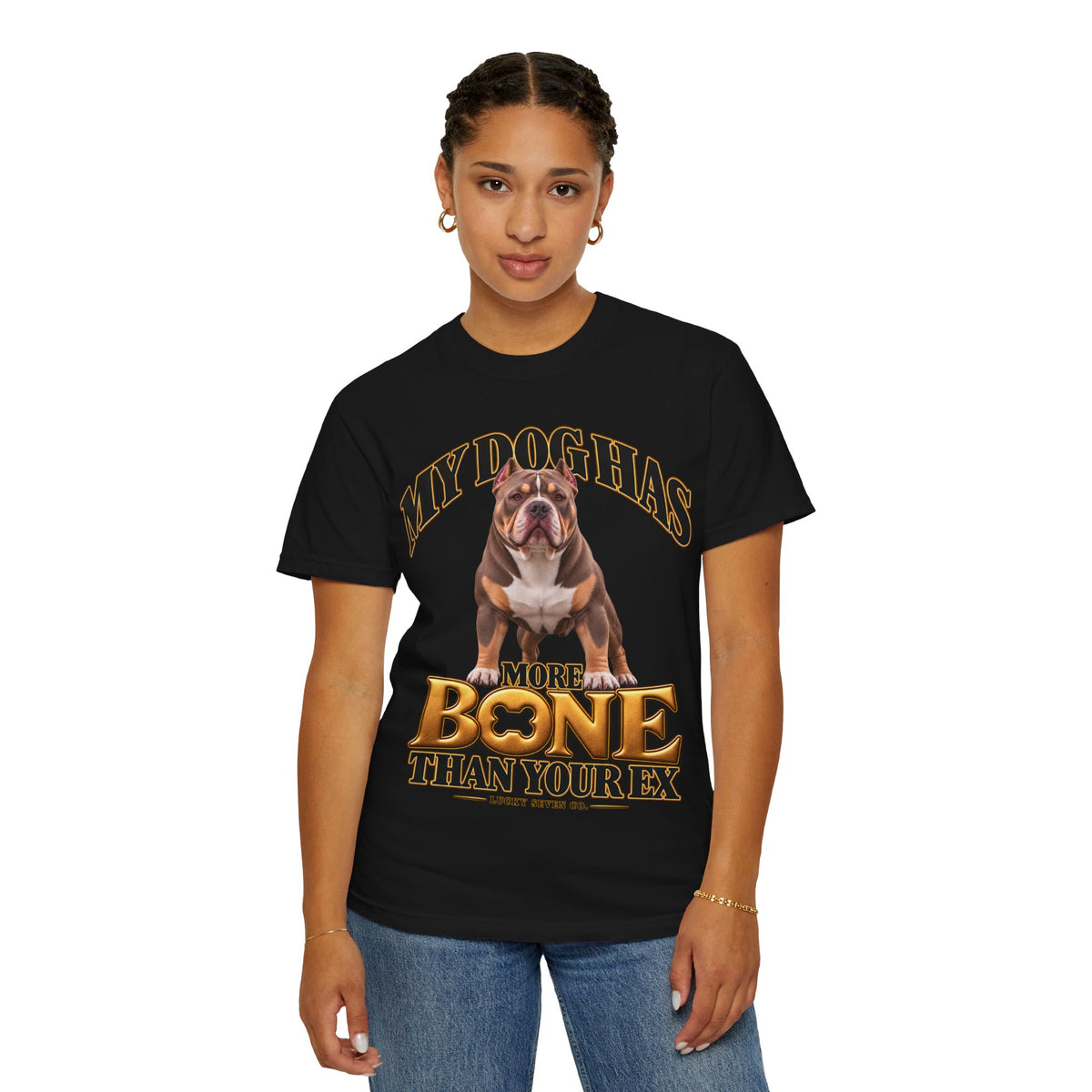 My Dog Has More Bone Than Your Ex Funny Dog T-Shirt | Standard Design