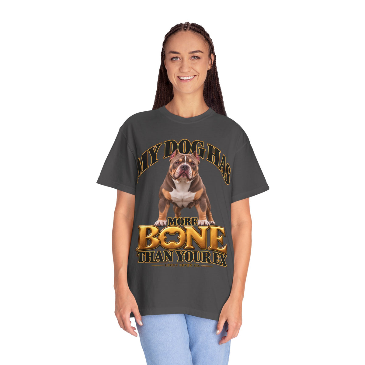 Personalized Tee | My Dog Has More Bone Than Your Ex Funny Dog T-Shirt