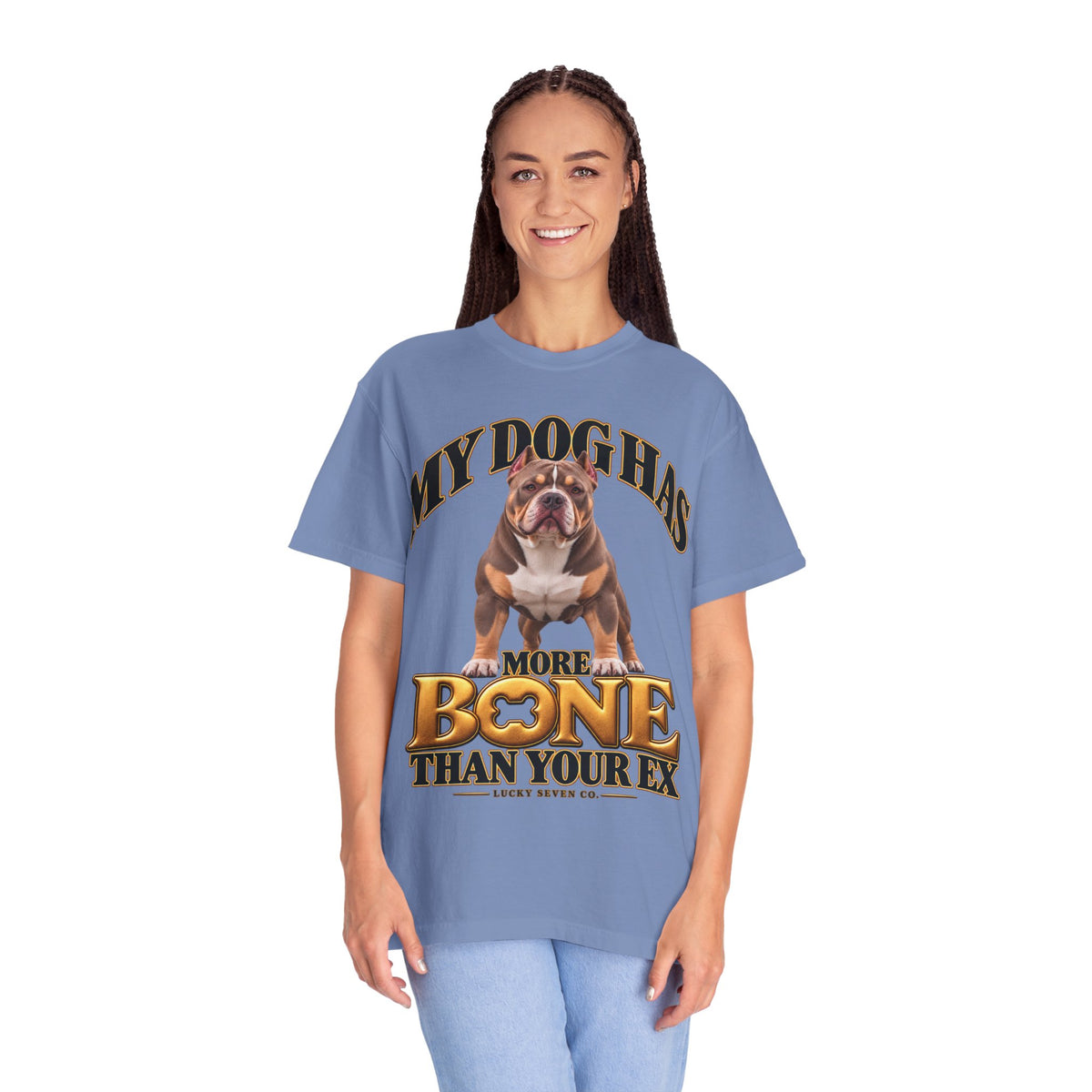 Personalized Tee | My Dog Has More Bone Than Your Ex Funny Dog T-Shirt