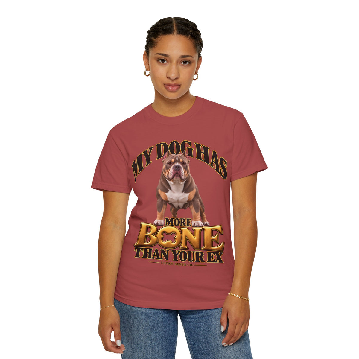 My Dog Has More Bone Than Your Ex Funny Dog T-Shirt | Standard Design