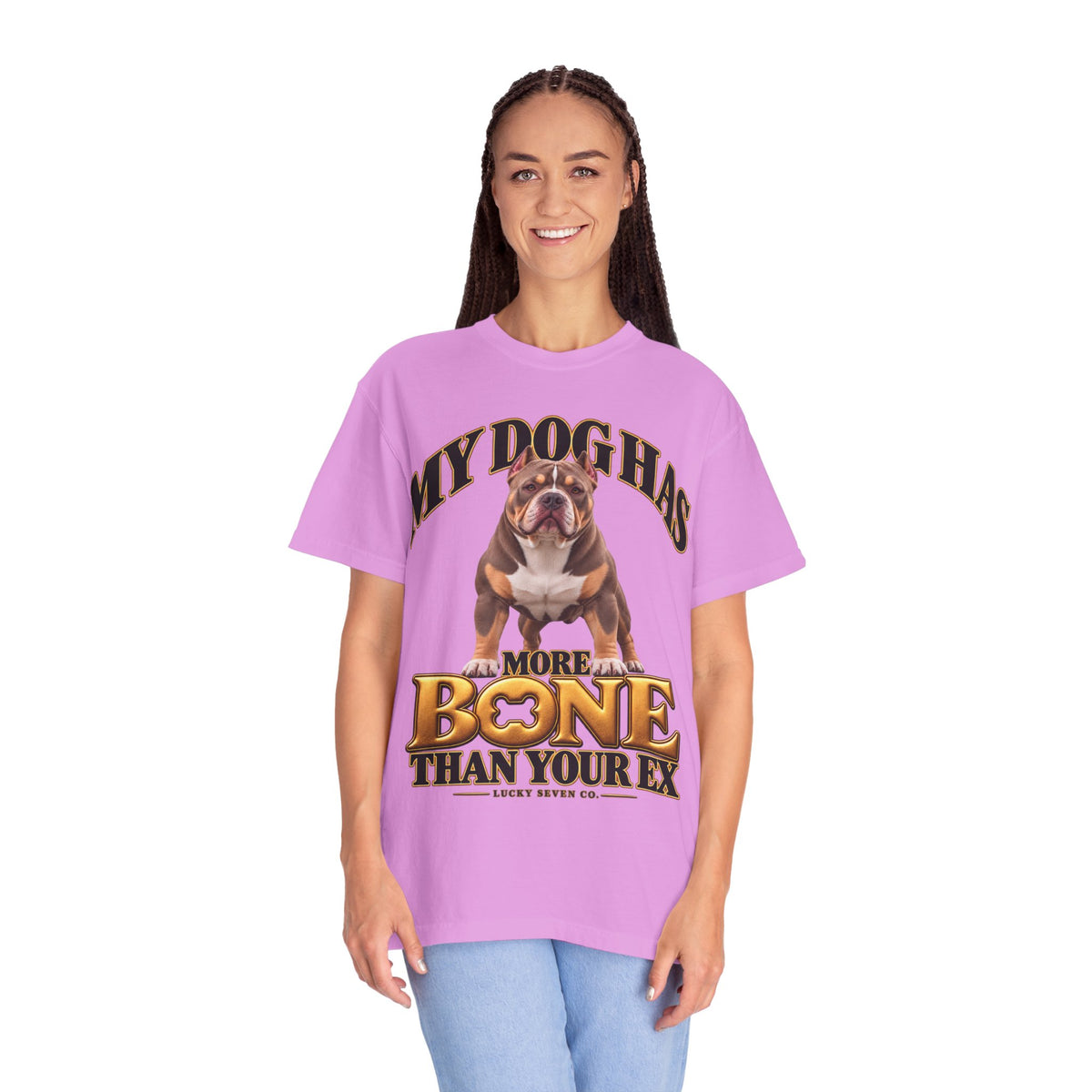 Personalized Tee | My Dog Has More Bone Than Your Ex Funny Dog T-Shirt