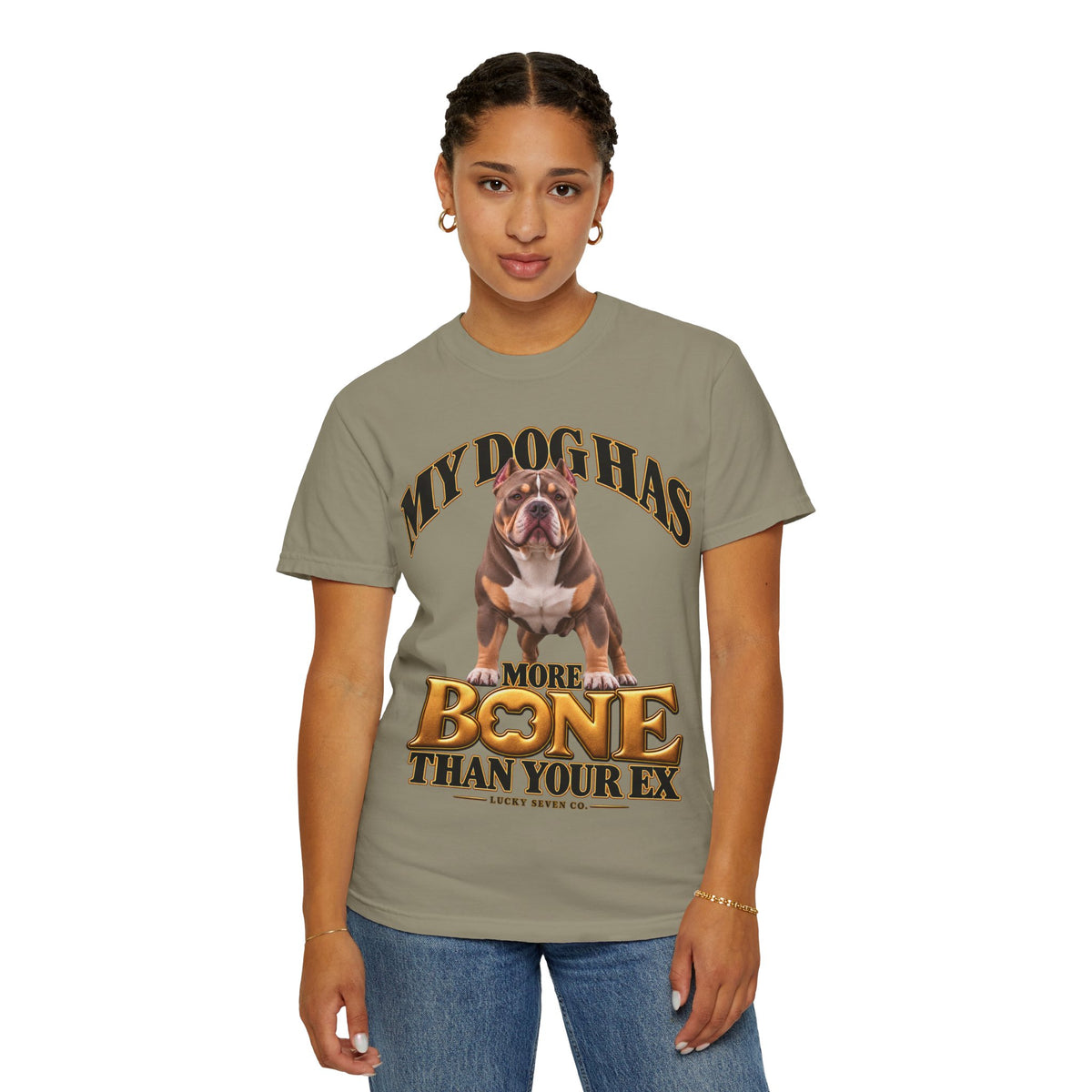 My Dog Has More Bone Than Your Ex Funny Dog T-Shirt | Standard Design