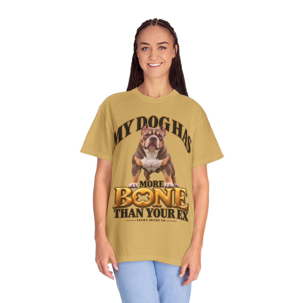 Personalized Tee | My Dog Has More Bone Than Your Ex Funny Dog T-Shirt