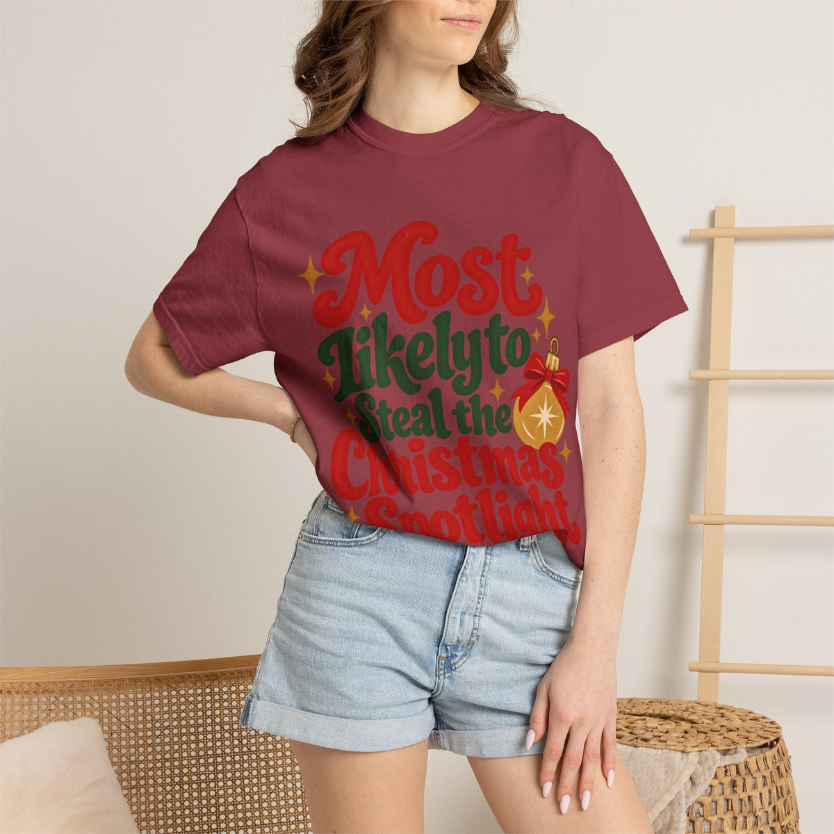 Most Likely to Steal the Christmas Spotlight T-Shirt