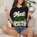 Most Likely to Show Up Late Funny T-Shirt | Merry Little Chaos