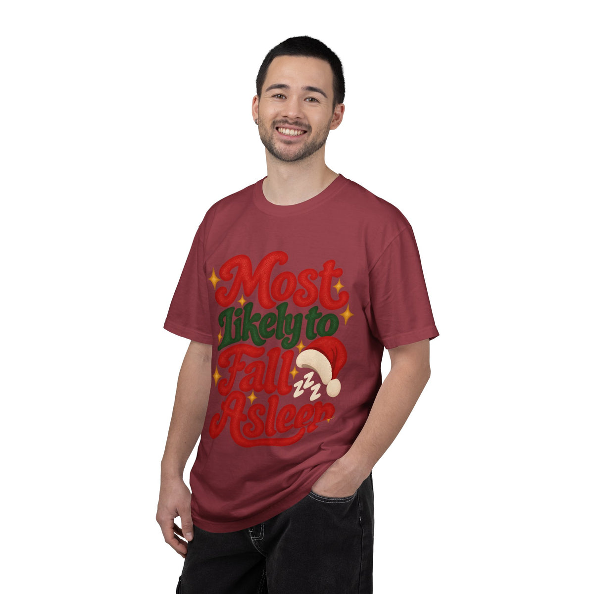 Most Likely to Fall Asleep Christmas T-Shirt