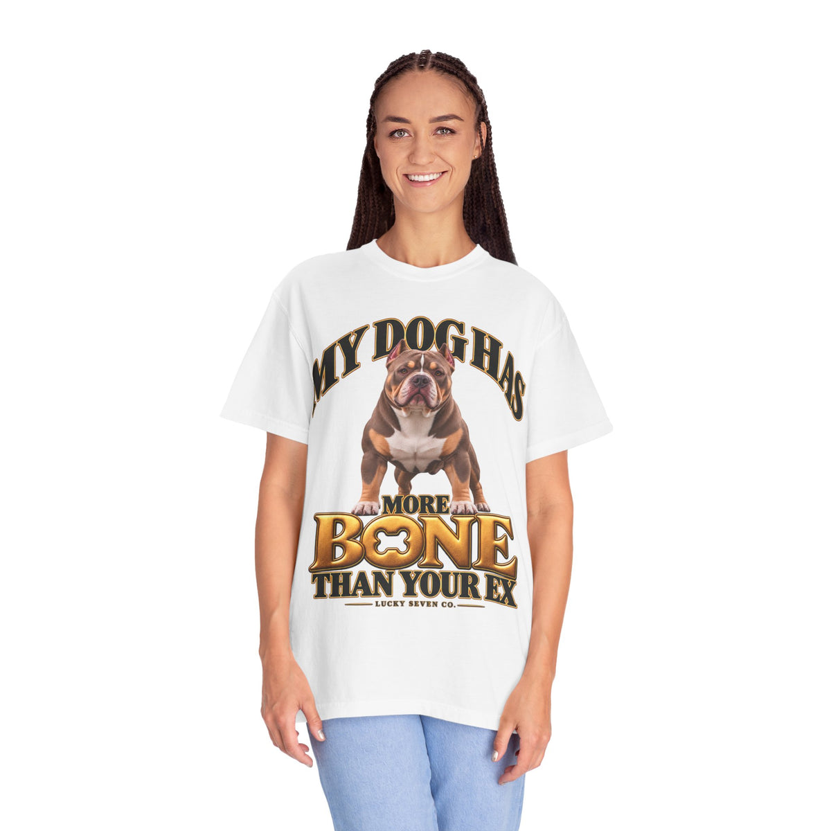 Personalized Tee | My Dog Has More Bone Than Your Ex Funny Dog T-Shirt