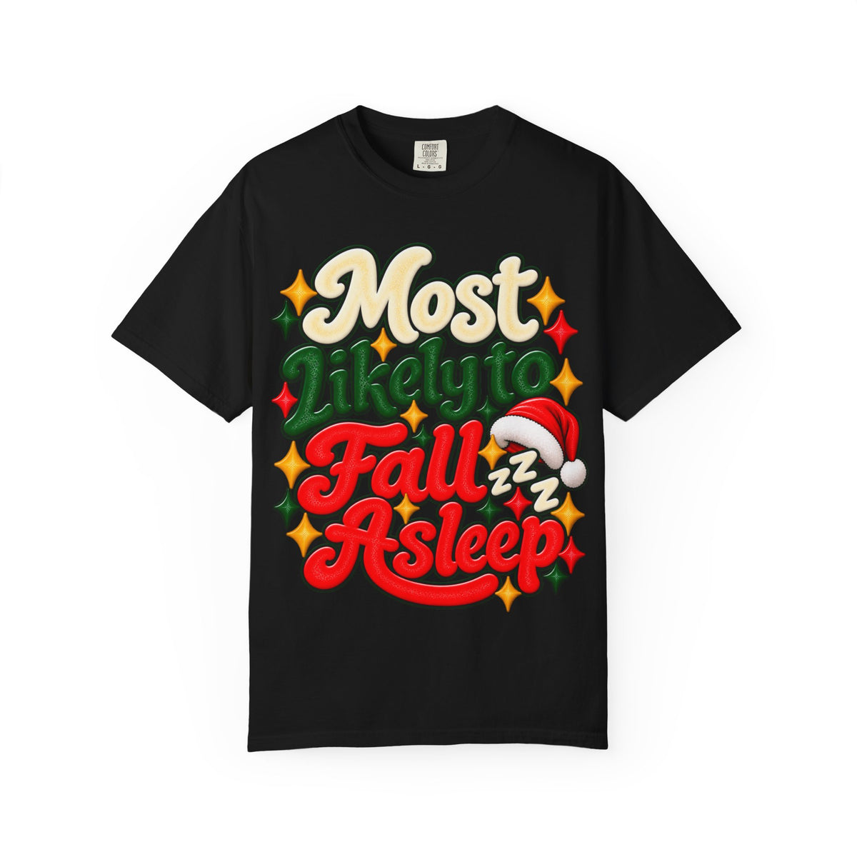 Most Likely to Fall Asleep Christmas T-Shirt