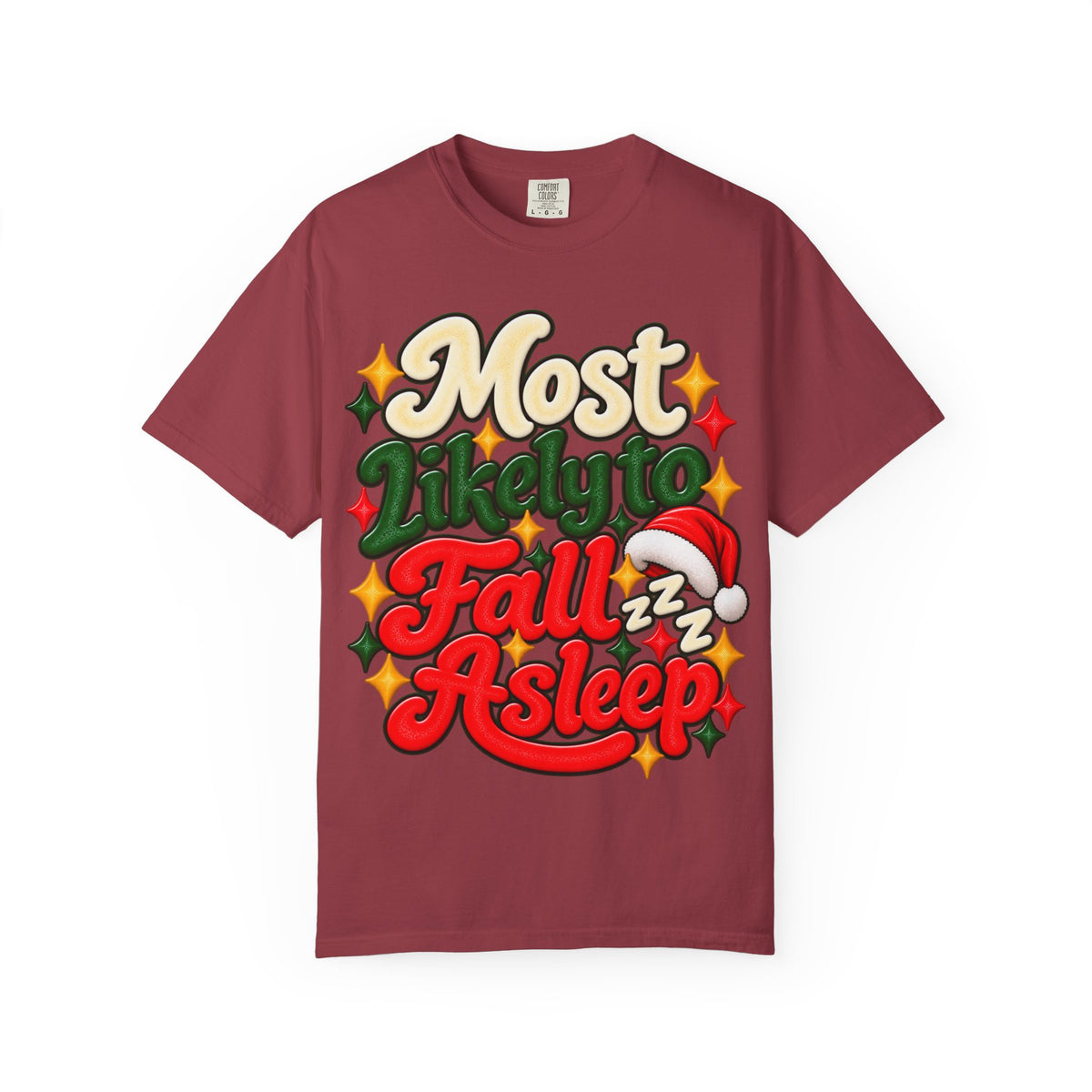 Most Likely to Fall Asleep Christmas T-Shirt