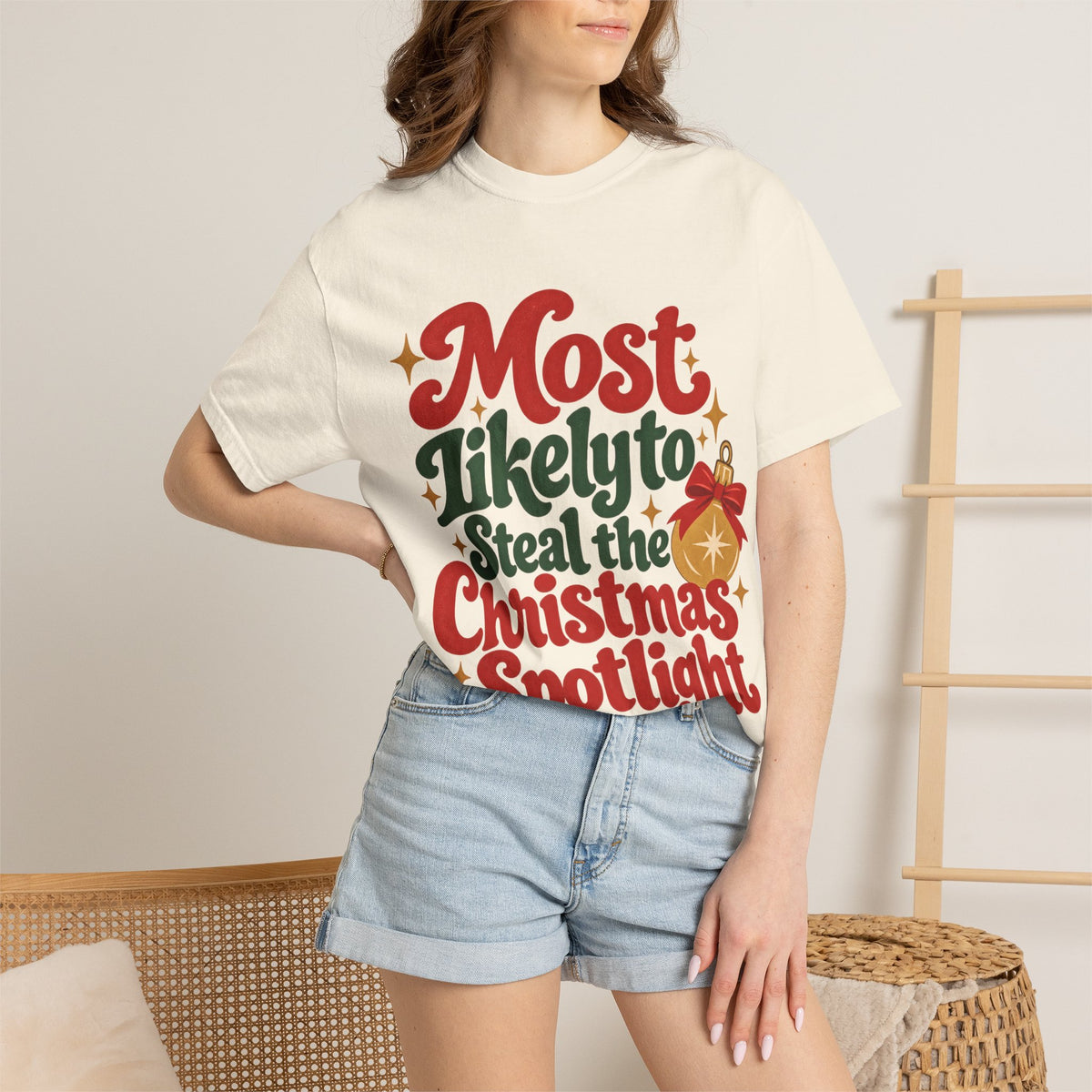 Most Likely to Steal the Christmas Spotlight T-Shirt