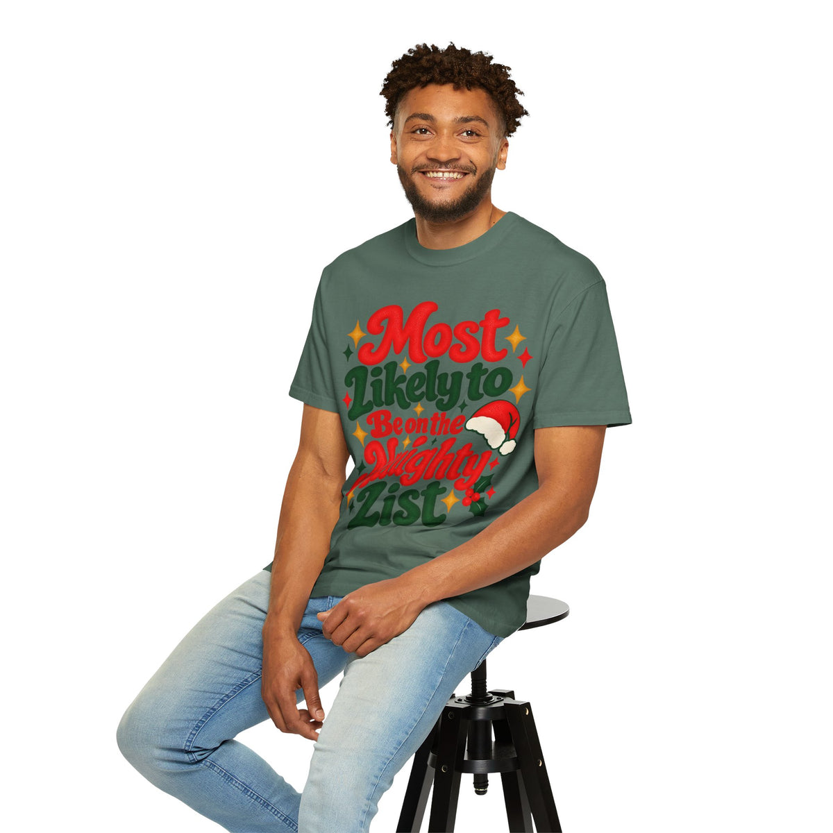 Most Likely to Be on the Naughty List Christmas T-Shirt | Merry Little Mischief