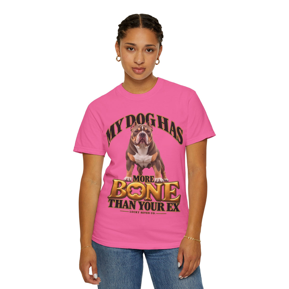My Dog Has More Bone Than Your Ex Funny Dog T-Shirt | Standard Design