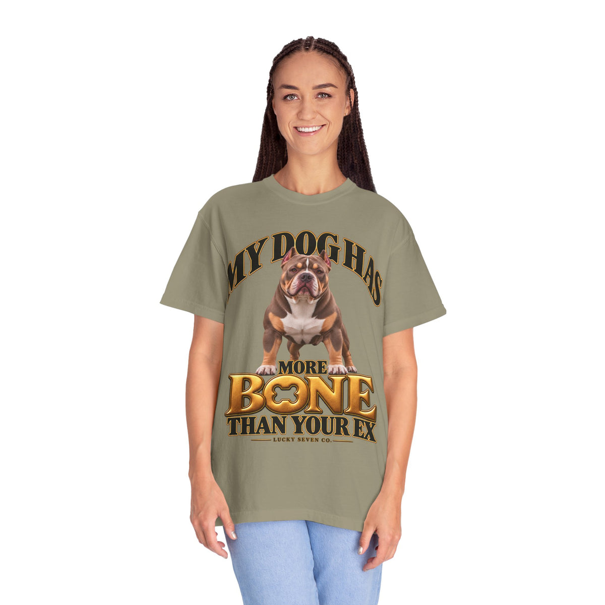 Personalized Tee | My Dog Has More Bone Than Your Ex Funny Dog T-Shirt