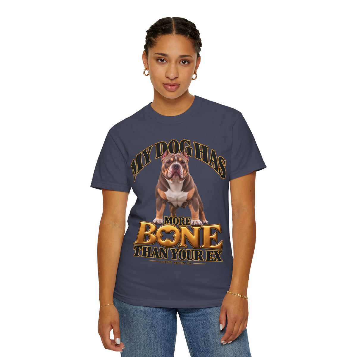 My Dog Has More Bone Than Your Ex Funny Dog T-Shirt | Standard Design