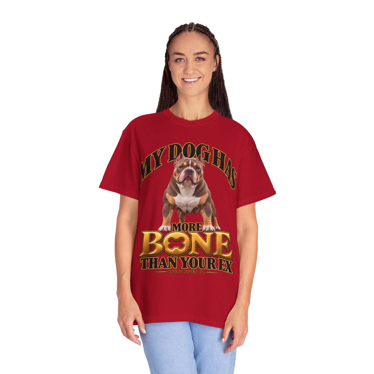 Personalized Tee | My Dog Has More Bone Than Your Ex Funny Dog T-Shirt
