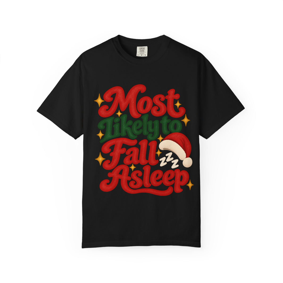 Most Likely to Fall Asleep Christmas T-Shirt