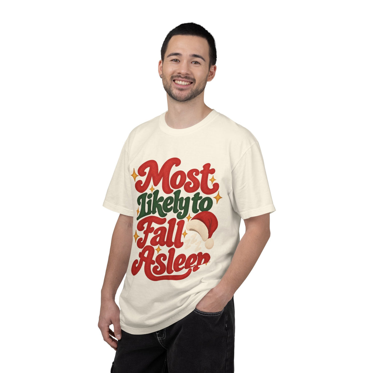 Most Likely to Fall Asleep Christmas T-Shirt