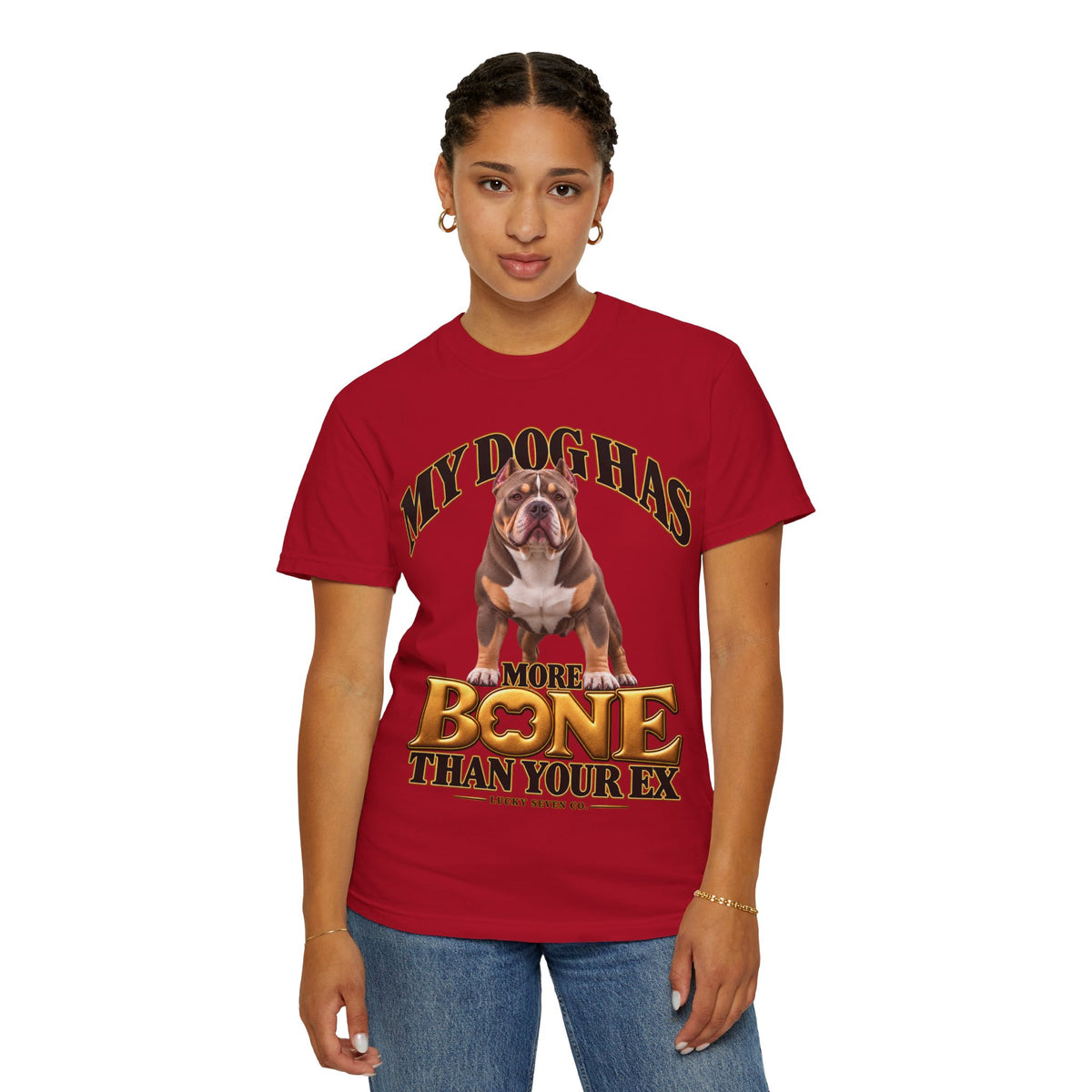 My Dog Has More Bone Than Your Ex Funny Dog T-Shirt | Standard Design