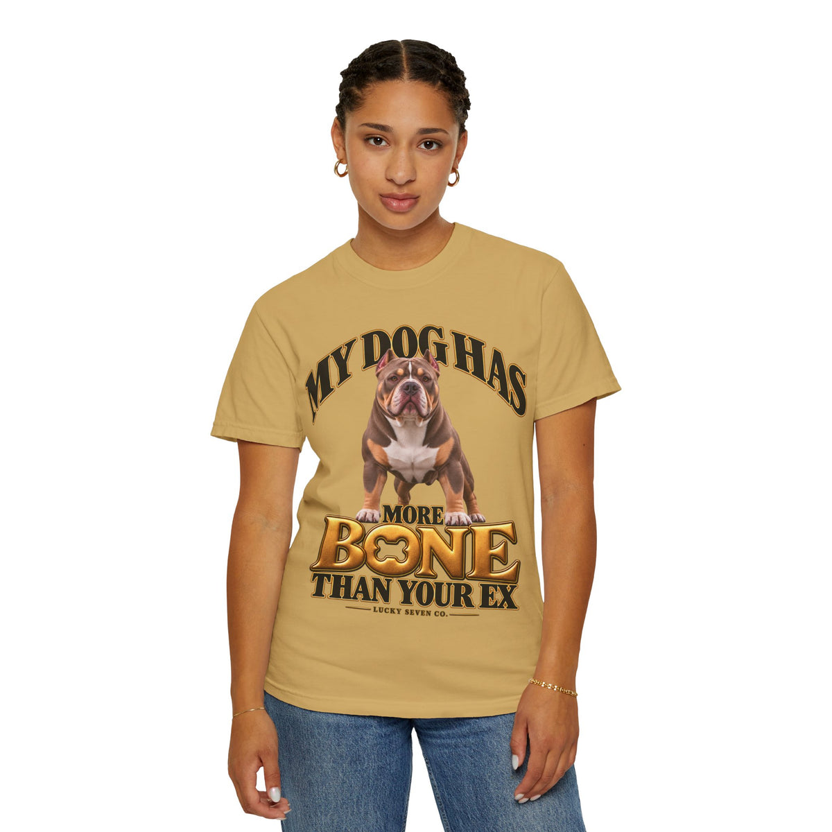 My Dog Has More Bone Than Your Ex Funny Dog T-Shirt | Standard Design