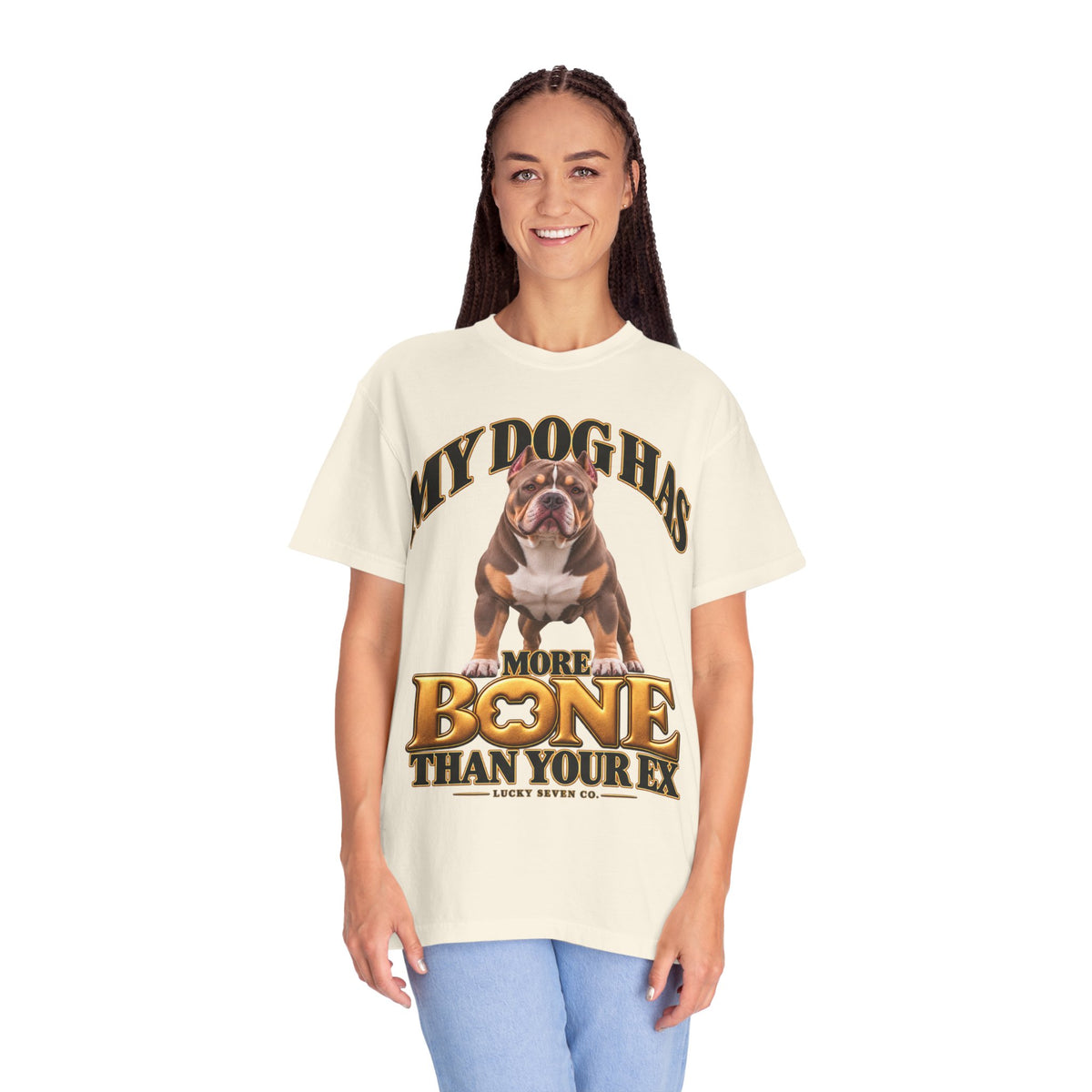 Personalized Tee | My Dog Has More Bone Than Your Ex Funny Dog T-Shirt