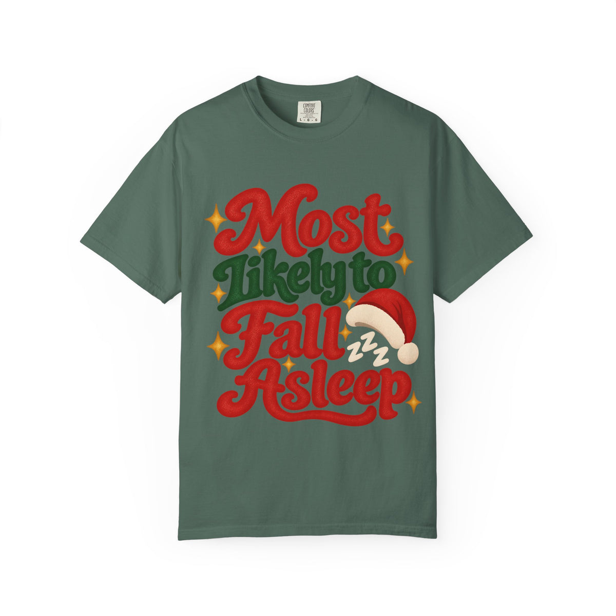 Most Likely to Fall Asleep Christmas T-Shirt