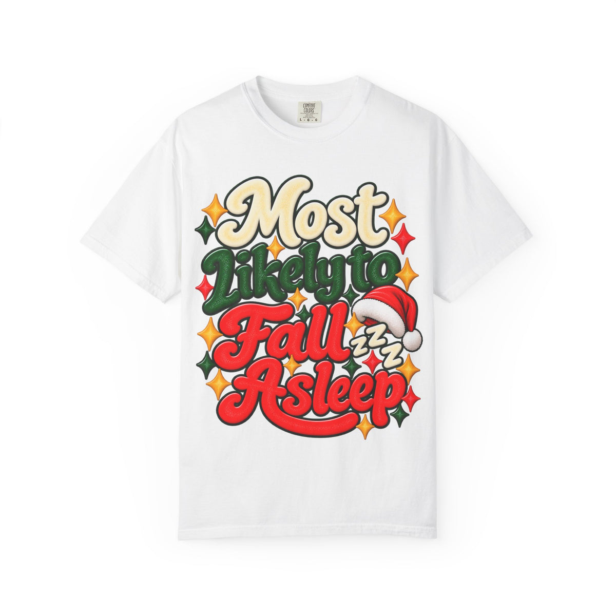 Most Likely to Fall Asleep Christmas T-Shirt