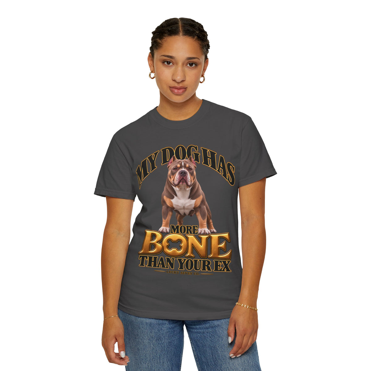 My Dog Has More Bone Than Your Ex Funny Dog T-Shirt | Standard Design