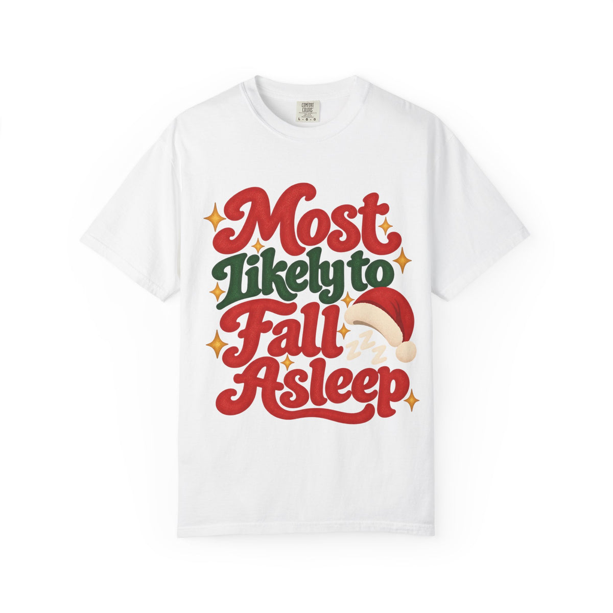 Most Likely to Fall Asleep Christmas T-Shirt