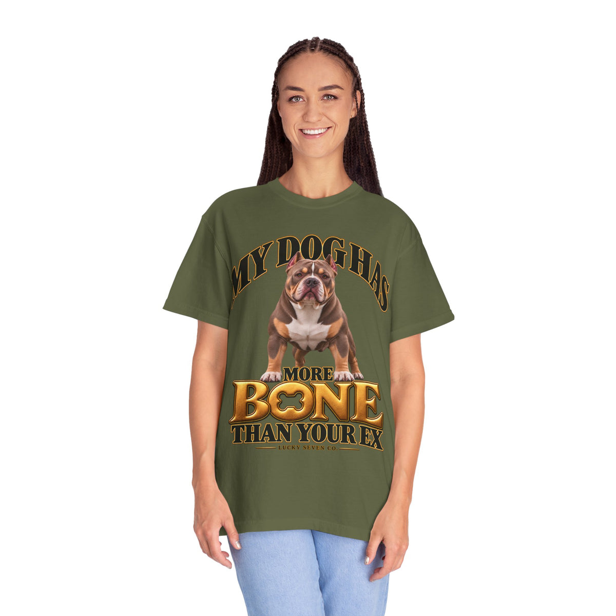 Personalized Tee | My Dog Has More Bone Than Your Ex Funny Dog T-Shirt
