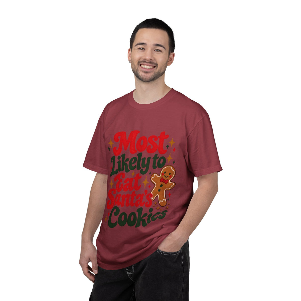 Most Likely to Eat Santa’s Cookies Christmas T-Shirt | Merry Little Chaos