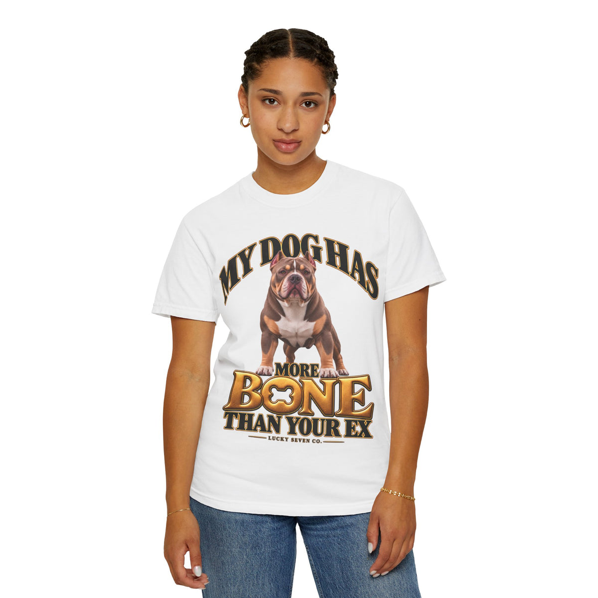 My Dog Has More Bone Than Your Ex Funny Dog T-Shirt | Standard Design